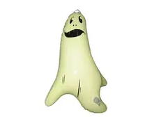 Inflatable ghost with glow in the dark